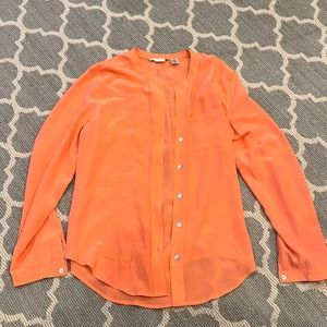 100% silk max studio blouse size M